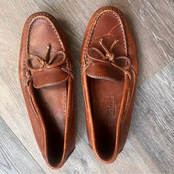 Cole Haan Brown Leather Loafers - Picture 1 of 3